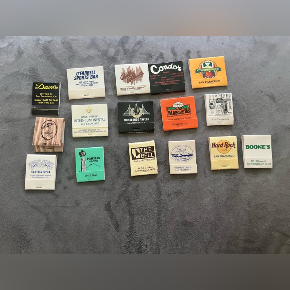 Vintage‎ SAN FRANCISCO MATCHES/MATCHBOX